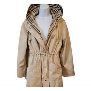 P.B.D. Y2K Hooded Trench Coat